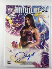 2025 Topps Exalted WWE Wrestling Ambient Autographs Jazmyn Nyx #AMA-JZN card
