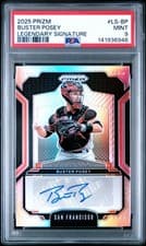2025 Panini Prizm Legendary Signatures Buster Posey #9 card