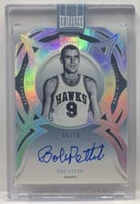 2024-25 Panini Eminence Etched in Time Autographs Bob Pettit #8 card
