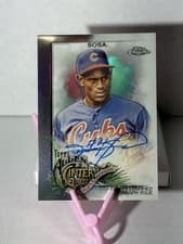 Sammy Sosa 2022 Topps Allen & Ginter Chrome Autographs card