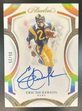 2025 Panini Flawless Flawless Frame Signatures Eric Dickerson #10 card