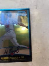 Albert Pujols 2001 Bowman Chrome card