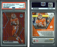 Trevor Lawrence 2021 Panini Mosaic Draft Picks card