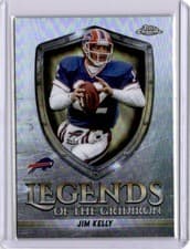 Jim Kelly 2025 Topps Chrome Legends of the Gridiron card