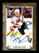 2024-25 Upper Deck Engrained Icons Beehive Portrait Signatures John MacLean #BH-JM card