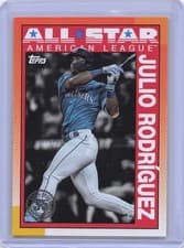 2025 Topps 1990 Topps All-Star Baseball Julio Rodríguez #90AS-48 card