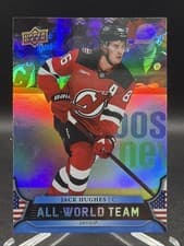2025-26 Upper Deck All-World Team Jack Hughes #AWT-15 card