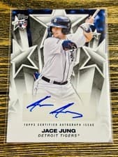 2025 Topps Baseball Stars Autographs Jace Jung #BSA-JJ card