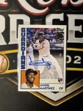 2025 Topps Archives Fan Favorite Autographs 1984 Angel Martínez #84FFA-AM card