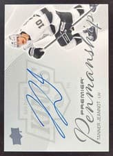 2024-25 Upper Deck Premier Premier Penmanship Tanner Jeannot #PEN-TJ card