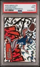 2025 Panini Absolute Kaboom! Horizontal Jaxson Dart #34 card