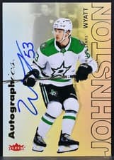2025-26 Flair Autographics Wyatt Johnston #A-WJ card