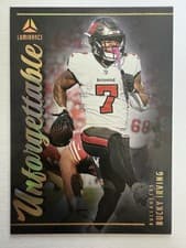 2025 Panini Luminance Unforgettable Bucky Irving #4 card