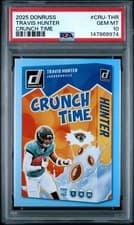 2025 Donruss Crunch Time Travis Hunter #CRU-THR card