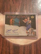 Brandin Podziemski 2023 Panini Court Kings Brush Strokes card