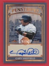 2025 Leaf Bronx Legacy Penstripes Gary Sheffield #P-GS1 card
