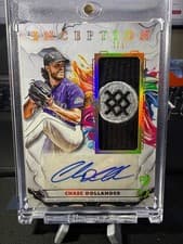 2025 Topps Inception Inception Autograph Game Relics Chase Dollander #IAGR-CD card