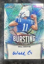 2025 Leaf Vivid Bursting With Talent Autographs Will Griffin #TA-WG1 card