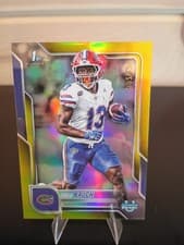 2025 Bowman University Chrome Base Set Jadan Baugh #65 card