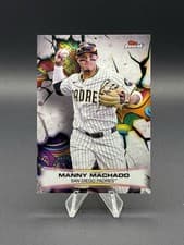 2025 Finest Smashing Through Manny Machado #S-10 card