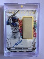 2025 Topps Inception Inception Autograph Game Relics Luisangel Acuña #IAGR-LA card