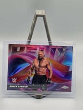 2026 Topps Chrome WWE Helix Brock Lesnar #HLX-6 card