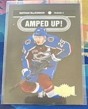 Nathan MacKinnon 2021 Skybox Metal Universe Amped Up card