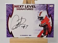 2026 SAGE Football Next Level Signatures CJ Daniels #NLS-CJD card