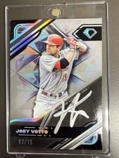 2025 Topps Diamond Icons Black PolychromatINK Autographs Joey Votto #BPA-JV card