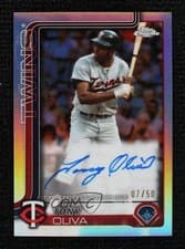 2025 Topps Chrome Update Legends Autographs Tony Oliva #CLA-OLI card