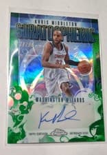 2025-26 Topps Chrome Stratospheric Signatures Khris Middleton #SM-KM card