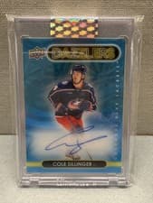 2024-25 Upper Deck Clear Cut 2021-22 UD Dazzlers Cole Sillinger #DA-CS card