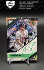 2025 Topps Diamond Icons White PolychromatINK Autographs Austin Riley #WPA-AR card