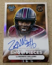 2025 Bowman University Best Bowman Showpieces Autographs Refractor LaNorris Sellers #BSA-LS card