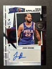 Johni Broome 2025-26 Topps New Applicants Autographs card