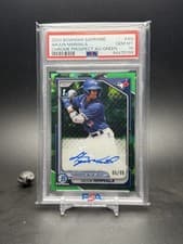 2024 Bowman Sapphire Edition Autographs Arjun Nimmala #BSPA-AN card