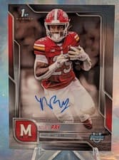 2025 Bowman University Chrome Chrome Prospect Autographs Nolan Ray #BCA-NR card