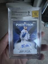 2025 Topps Postseason Performance Autograph Bobby Witt Jr. #PPA-BW card