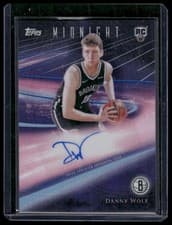 2025-26 Topps Midnight Rookie Horizon Signatures Danny Wolf #RHS-DW card