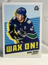 2025-26 O-Pee-Chee Wax On Quinn Hughes #WO-5 card