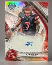 TJ Finley 2024 Bowman University Best Best of 2024 Autographs Set card