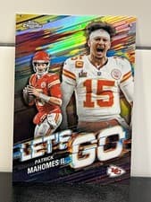 2025 Topps Chrome Let's Go Patrick Mahomes II #LG-5 card