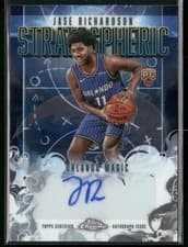 2025-26 Topps Chrome Stratospheric Signatures Rookies Jase Richardson #SMR-JR card