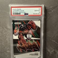 2025 Panini Prizm Manga - Vertical Ja'Marr Chase #8 card