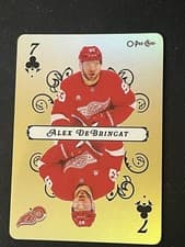 2025-26 O-Pee-Chee Playing Cards Alex DeBrincat #7-CLUBS card