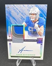 2024 Panini Impeccable Elegance Veteran Patch Autos Aidan Hutchinson #17 card