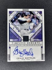 2025 Panini Impeccable Timeless Moments Signatures Graig Nettles #26 card