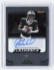 2025 Finest Flashback Autographs Rashid Shaheed #FBA-RS card