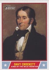 2025 Topps Heritage Notable Americans Davy Crockett #NS-51 card