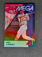 2025 Topps Mega Stars Mike Trout #MEGA-1 card